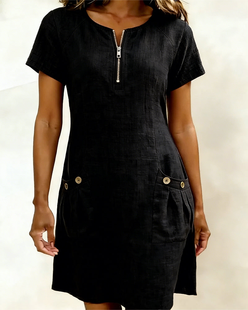 Women's Shift Mini Dress — detail view