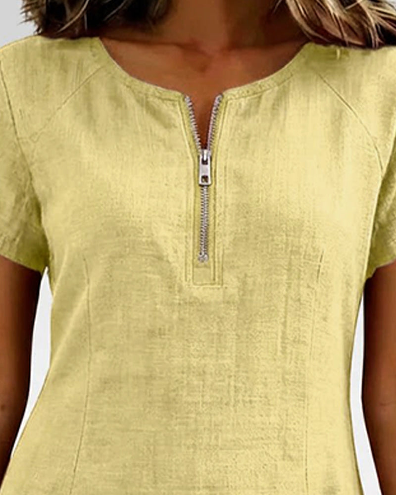 Women's Shift Mini Dress — close-up