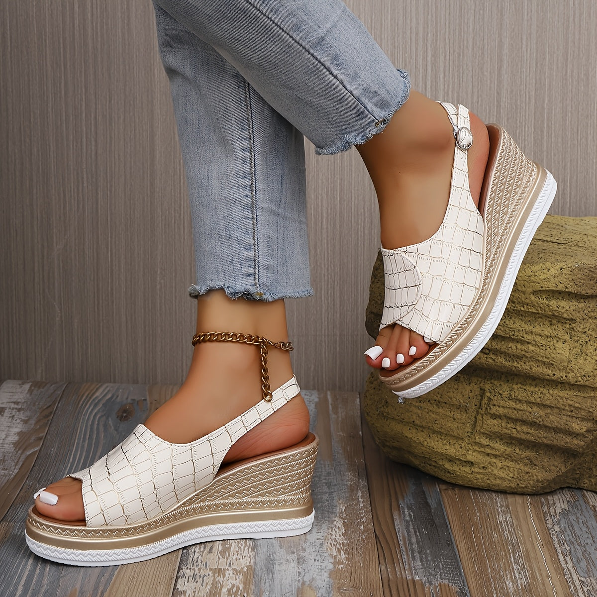 Women's Wedge Sandals — detail view