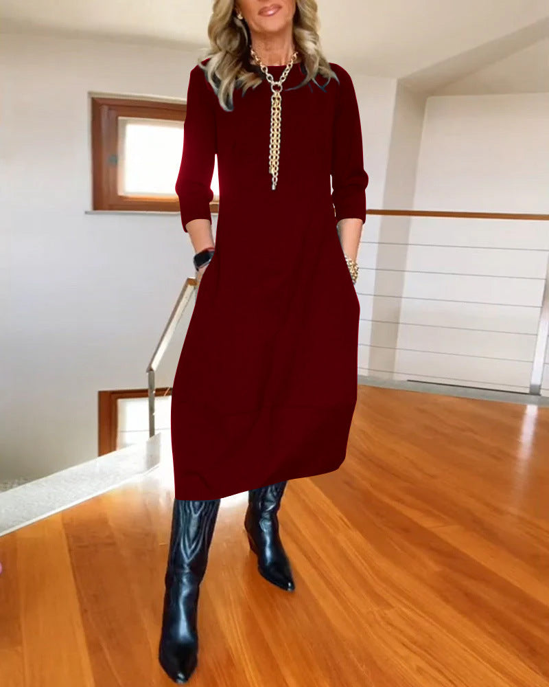 Women's Slimming Day-to-Night Maxi Dress — side view