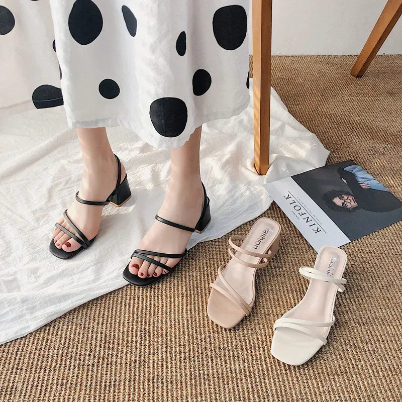 Women's Block Heel Sandals — product view
