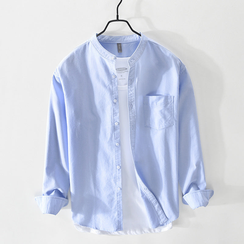 Men's Classic Fit Cotton Shirt — side view