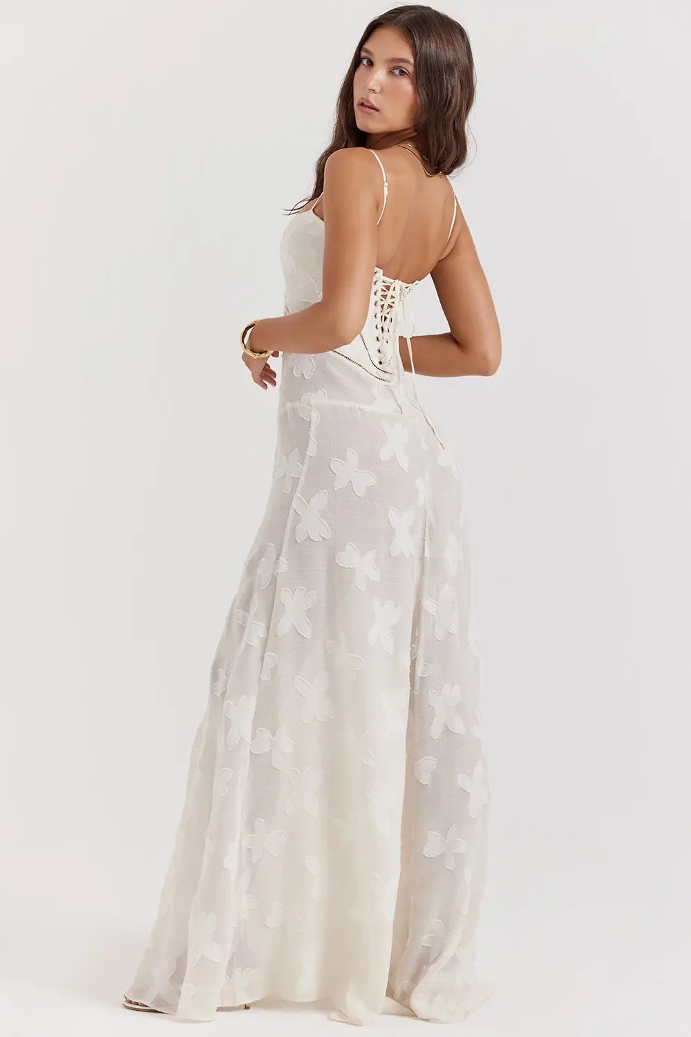 Women's Long Summer Evening Maxi Dress — product view