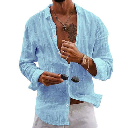 Men's Premium Linen Shirt — product view