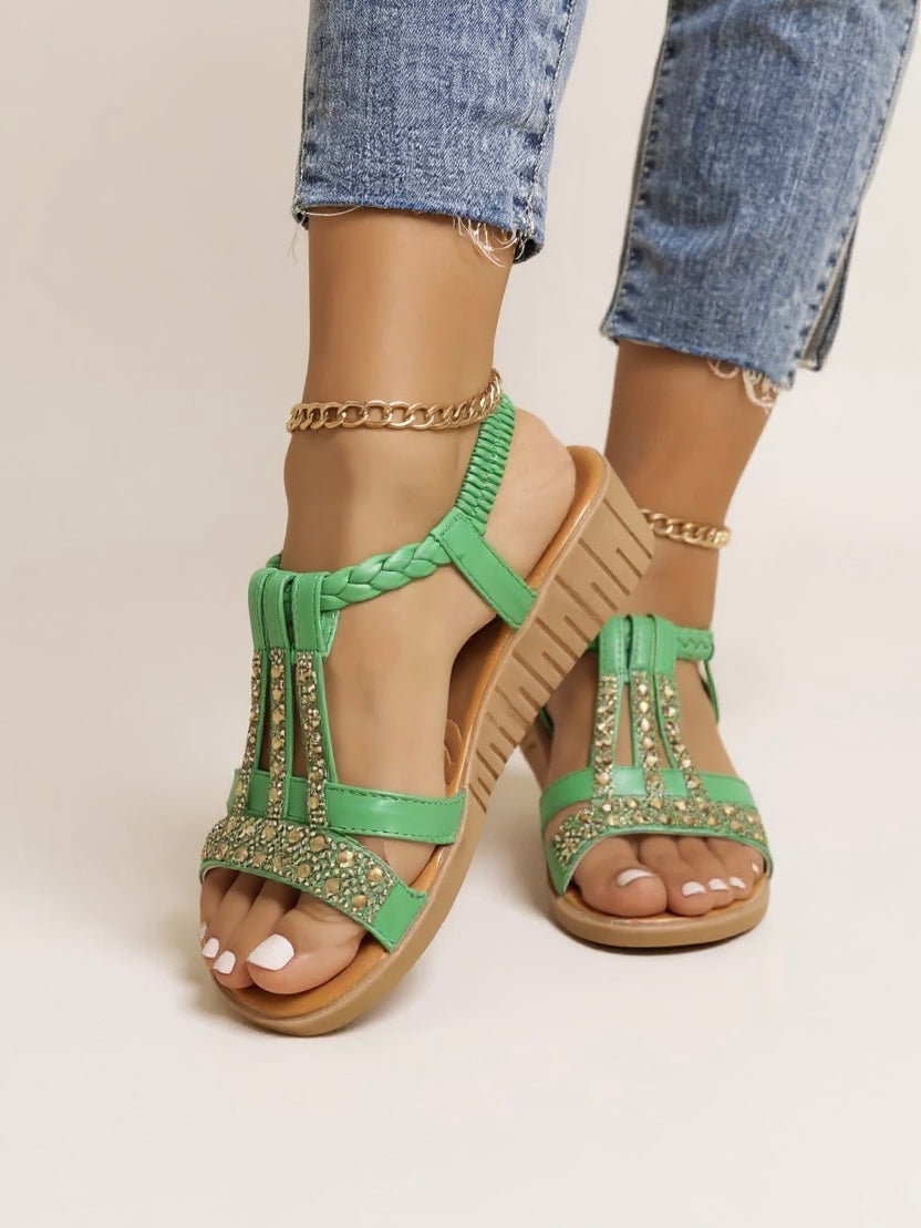 Women's Cushioned Wedge Sandals — side view