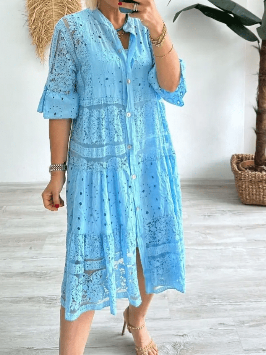 Women's Floral Summer Midi Dress — product view