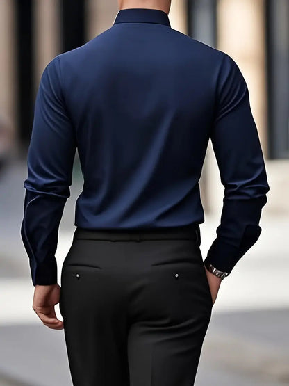 Men's Breathable Long Sleeve Shirt — product view