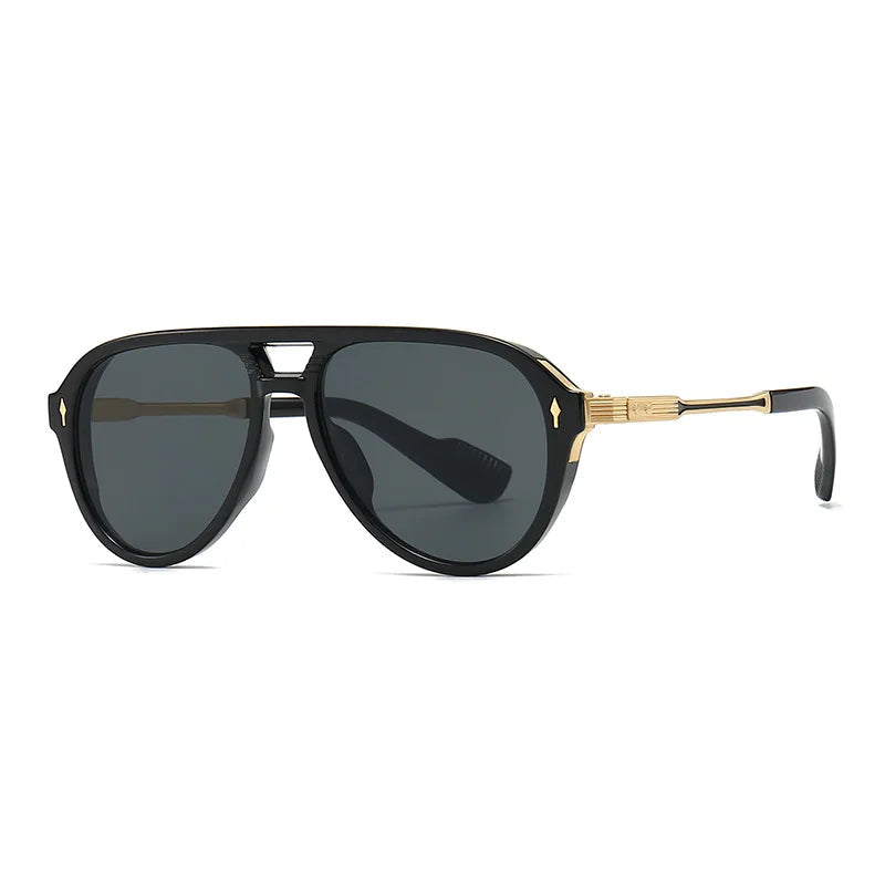 Aviator Gradient Lens Sunglasses with UV Protection