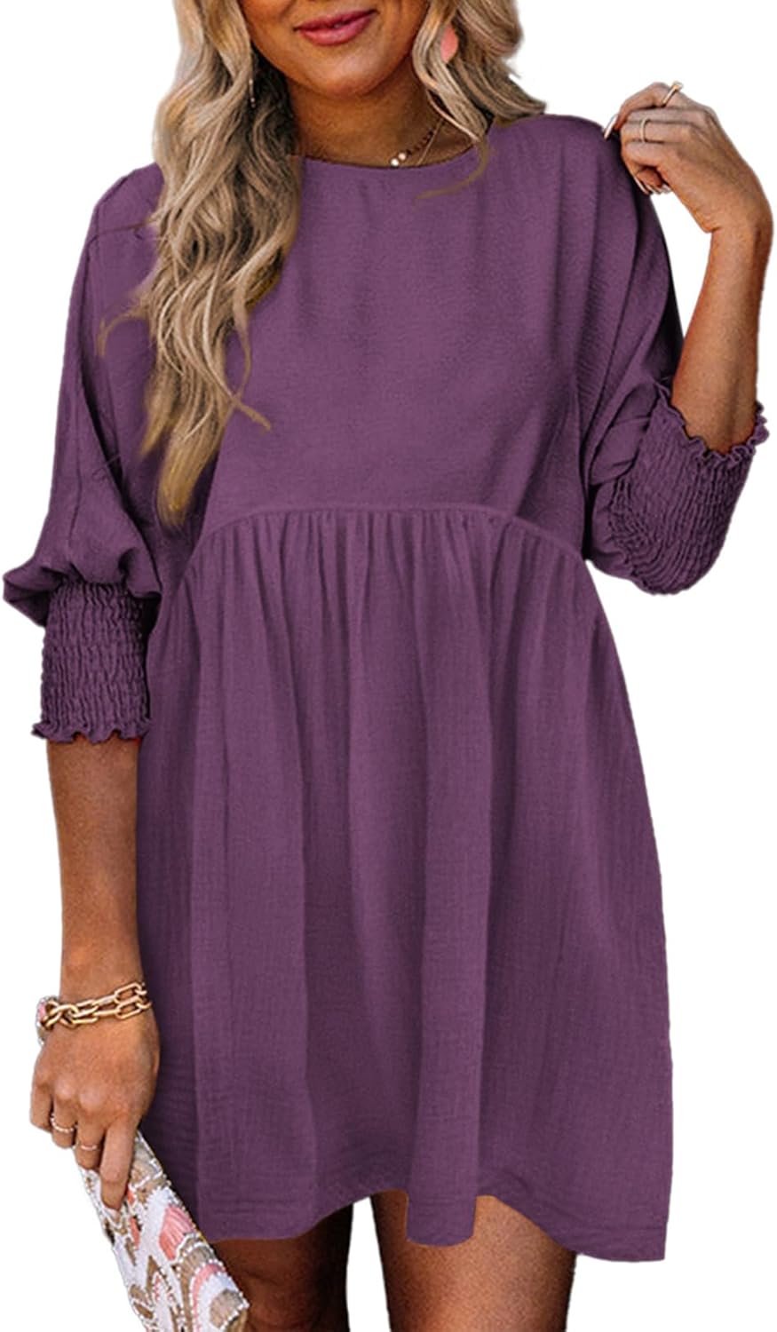 Women's Ruched Summer Day Midi Dress — detail view