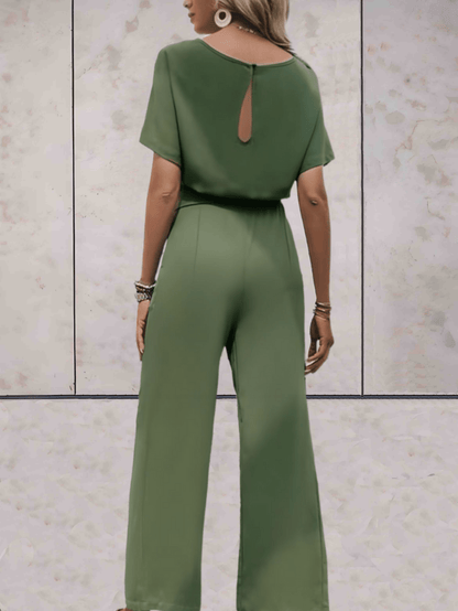Women's Short Sleeve Two-Piece Casual Set — close-up