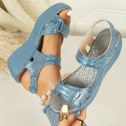 Women's Adjustable Wedge Sandals — product view