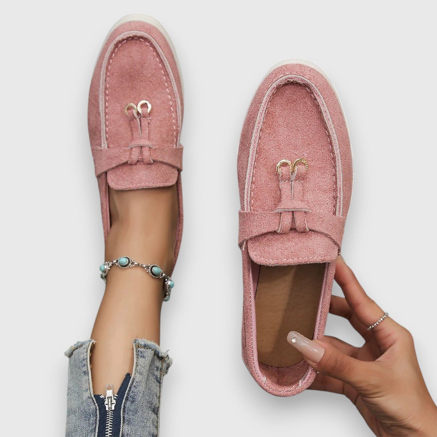 Women's Slip-On Loafers with Arch Support — detail view