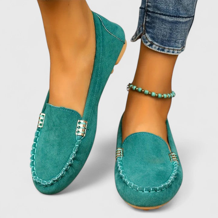 Women's Suede Slip-On Loafers — product view