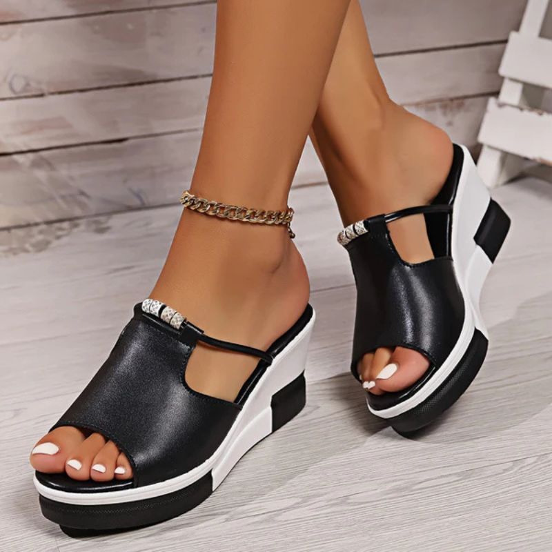Women's Platform T-Bar Sandals — detail view