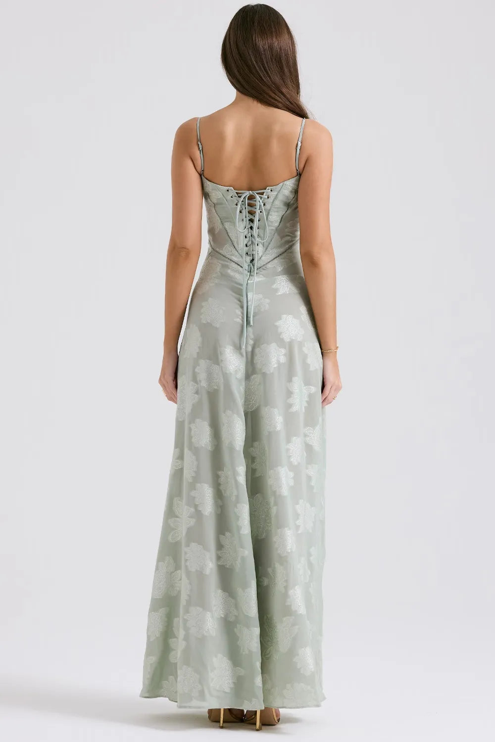 Women's Long Summer Evening Maxi Dress — detail view
