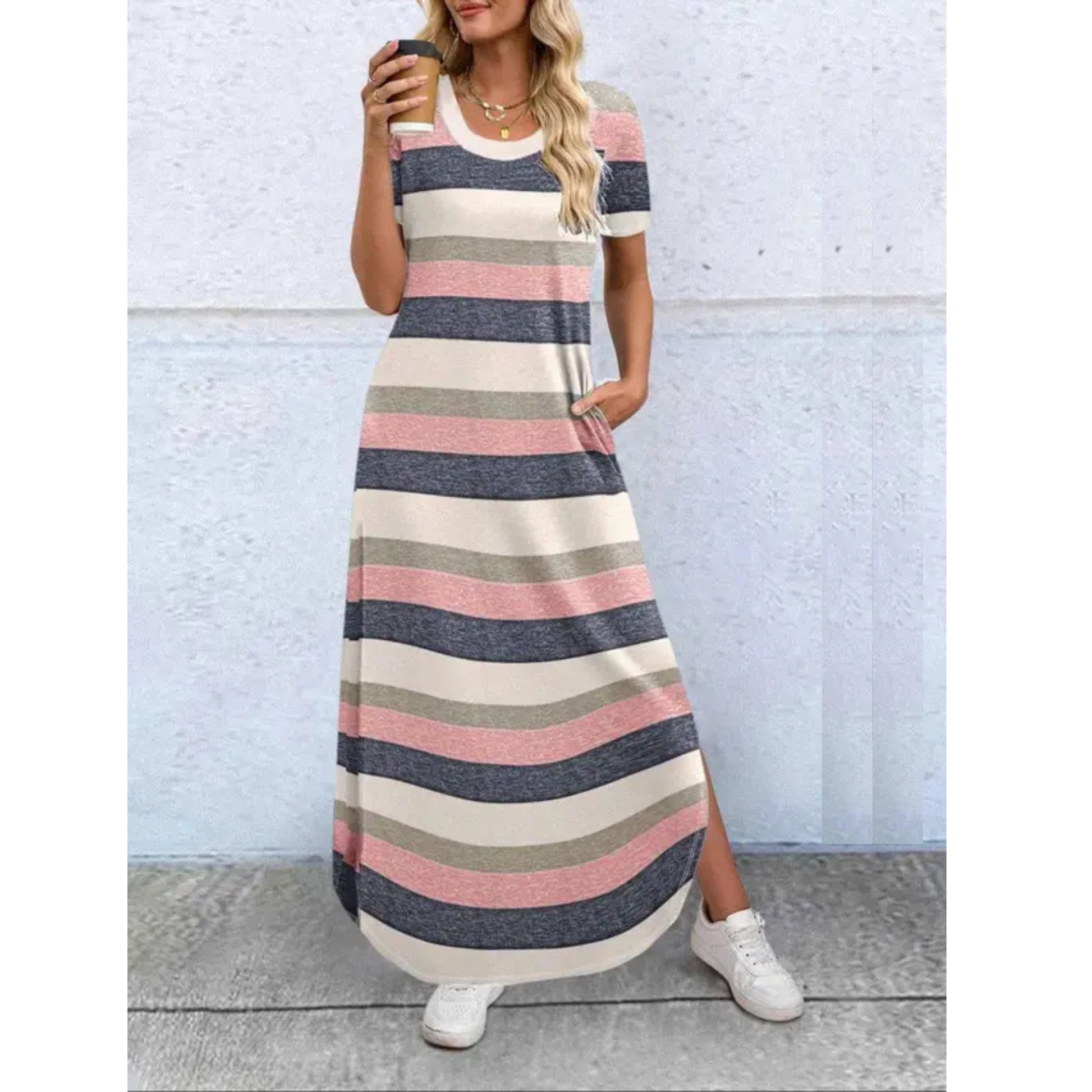 Women's Casual Summer Maxi Dress — close-up