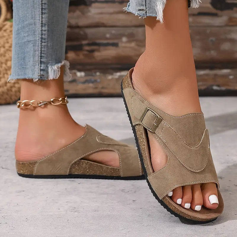 Women's Flat Sandals — front view