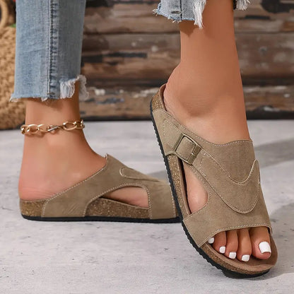 Women's Flat Sandals — front view