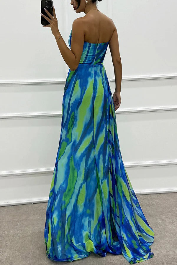 Women's Wedding Guest Maxi Dress — close-up