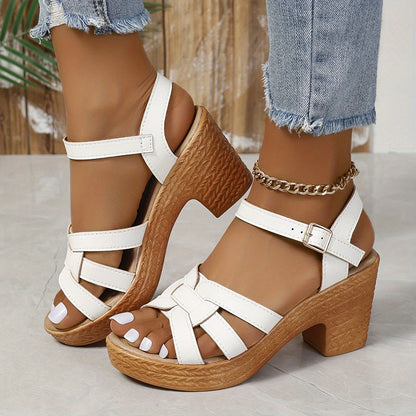 Women's Strappy Wedge Sandals — product view
