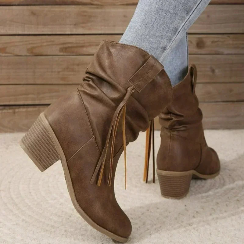 Women's Western Mid-Calf Boots — product view