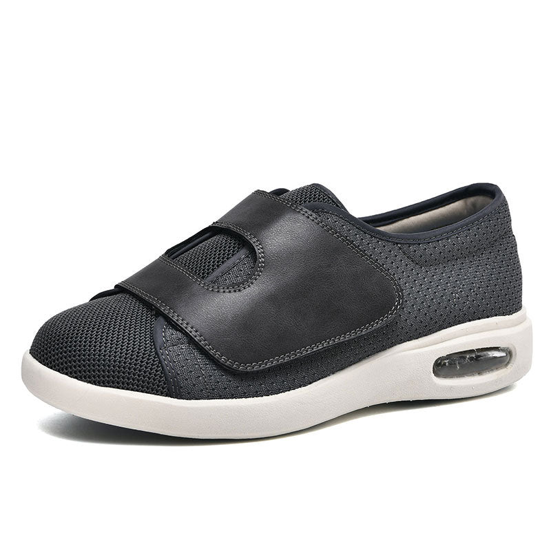 Women's Wide Fit Velcro Slip-On Walking Sneakers — product view