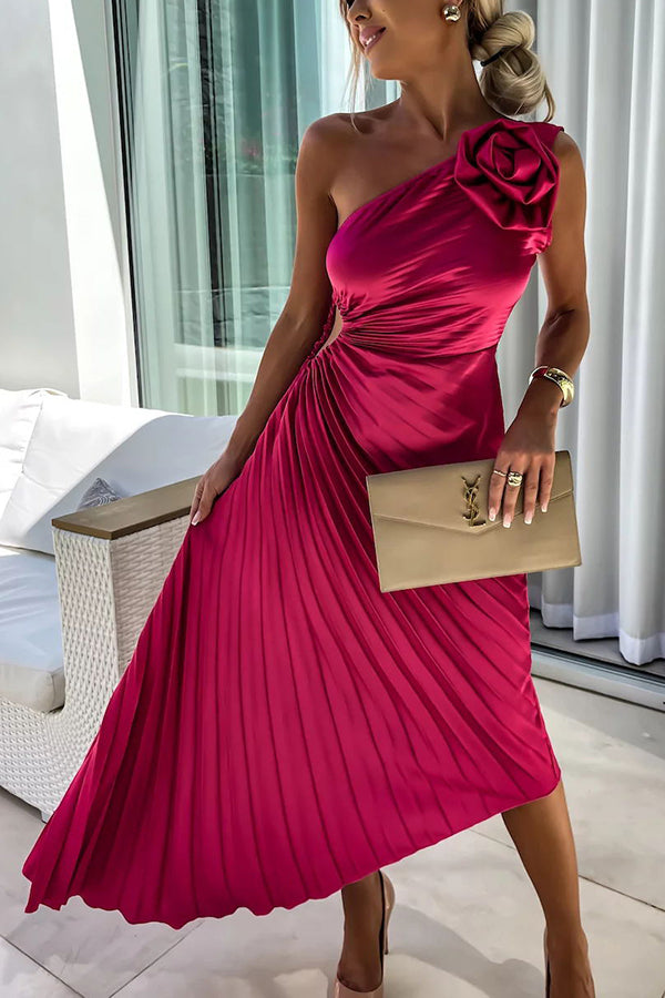 Women's Floral Wedding Guest Midi Dress — product view