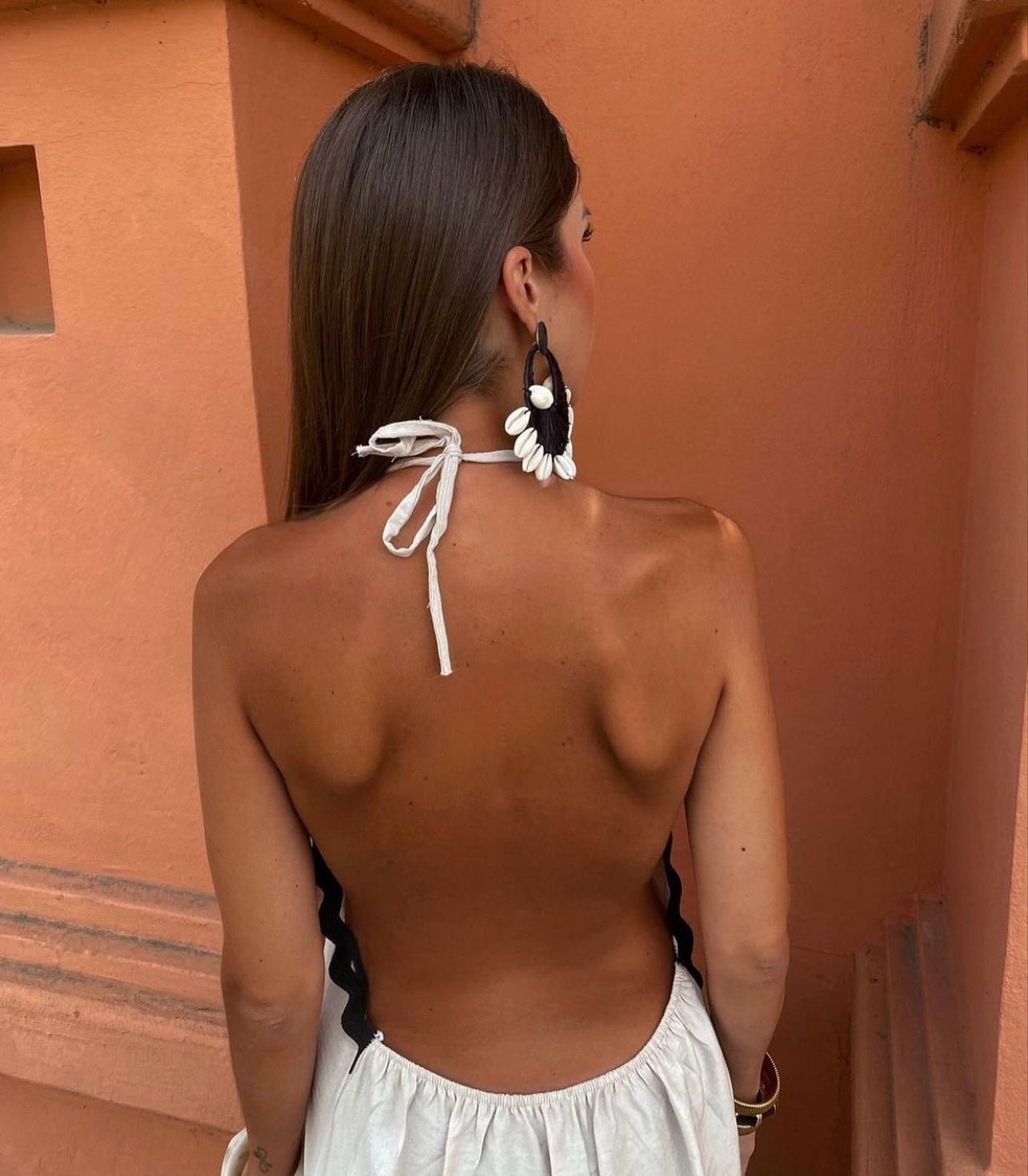 Women's Wrap Wedding Guest Maxi Dress — side view