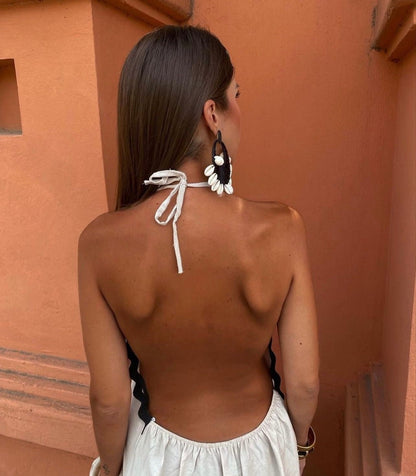 Women's Wrap Wedding Guest Maxi Dress — side view