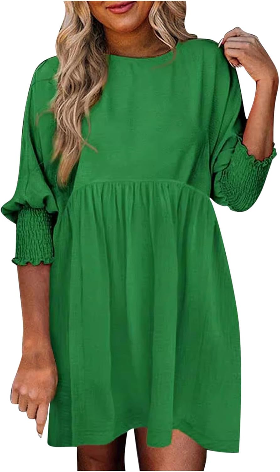 Women's Ruched Summer Day Midi Dress — detail view