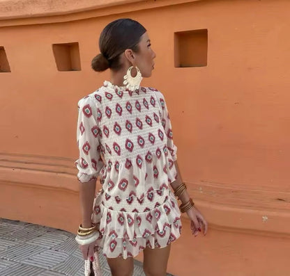Women's A-Line Wedding Guest Midi Dress — product view