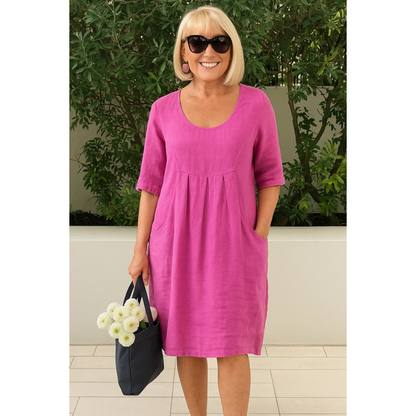 Women's Summer Casual Midi Dress — detail view