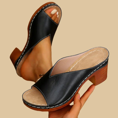 Women's Contoured Footbed Orthopedic Sandals — side view