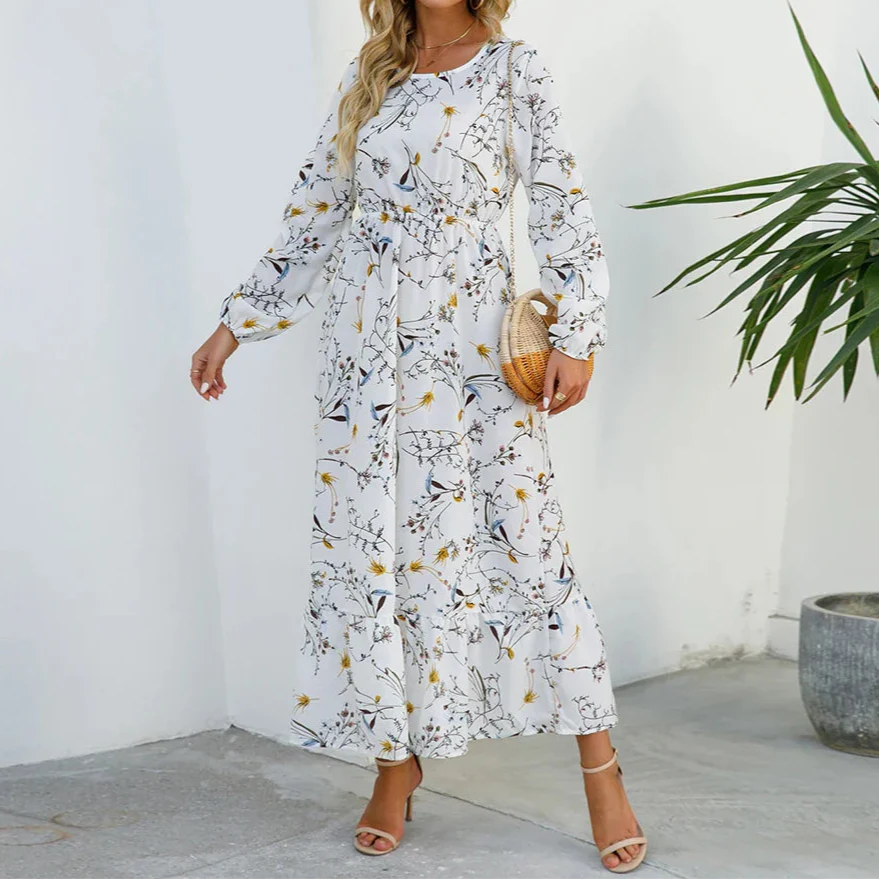 Women's Floral Summer Maxi Dress — product view