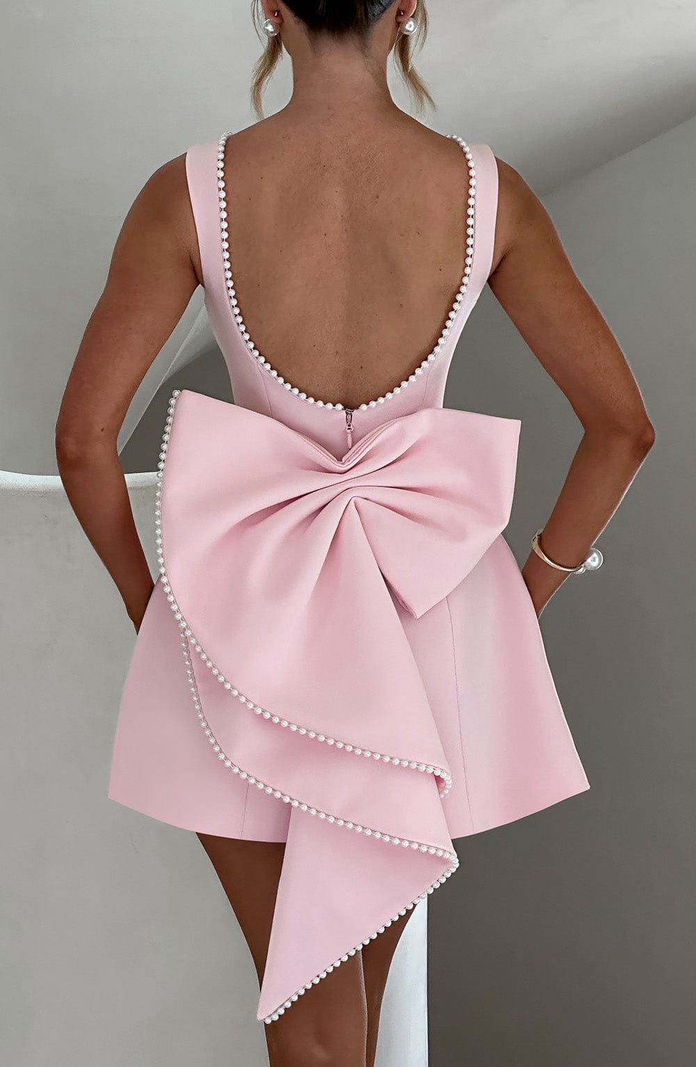 Women's A-Line Mini Dress — close-up