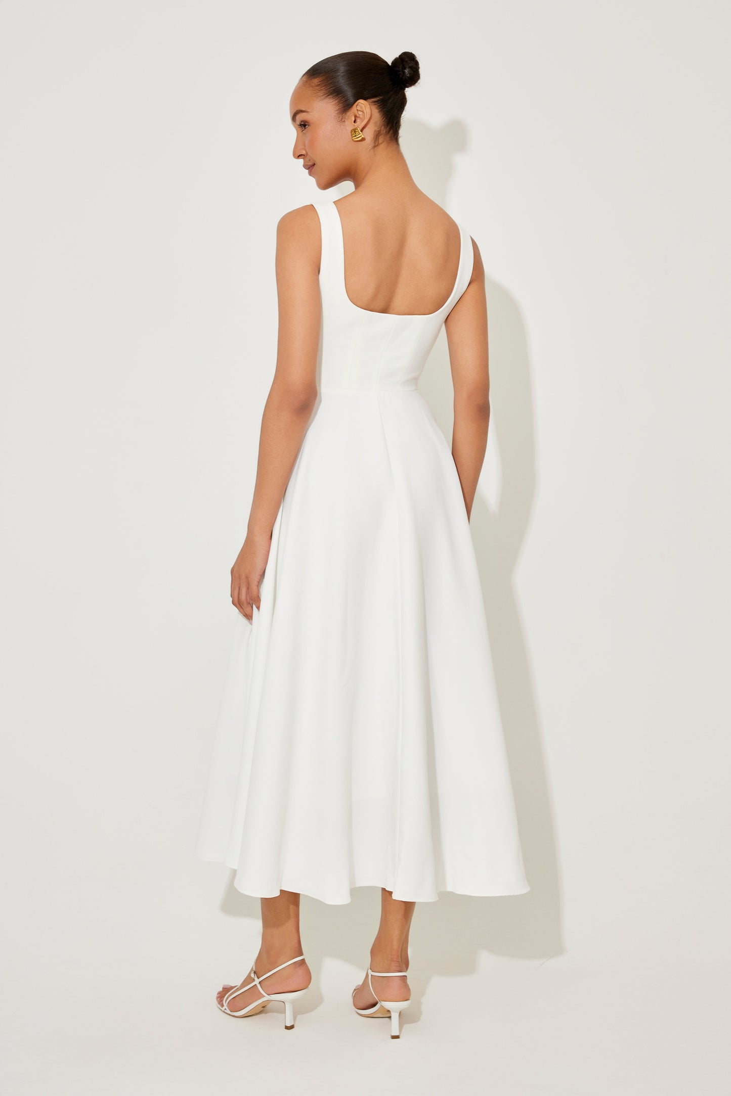 Women's Flowy Event Midi Dress — product view