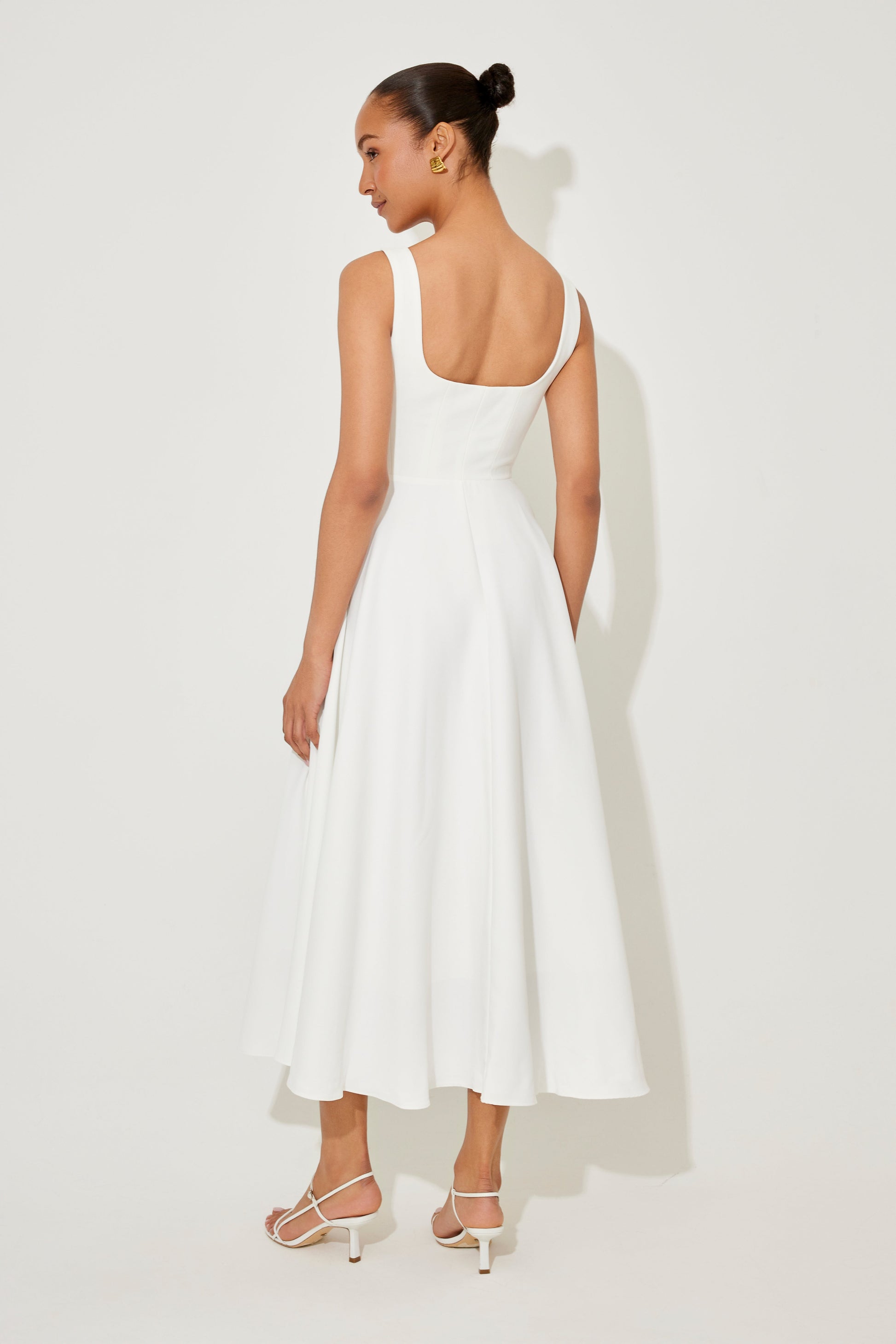Women's Flowy Event Midi Dress — product view