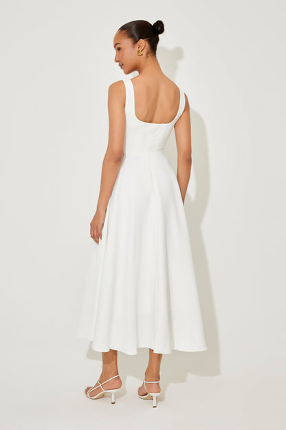 Women's Flowy Event Midi Dress — product view