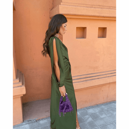 Women's Evening Maxi Dress — side view