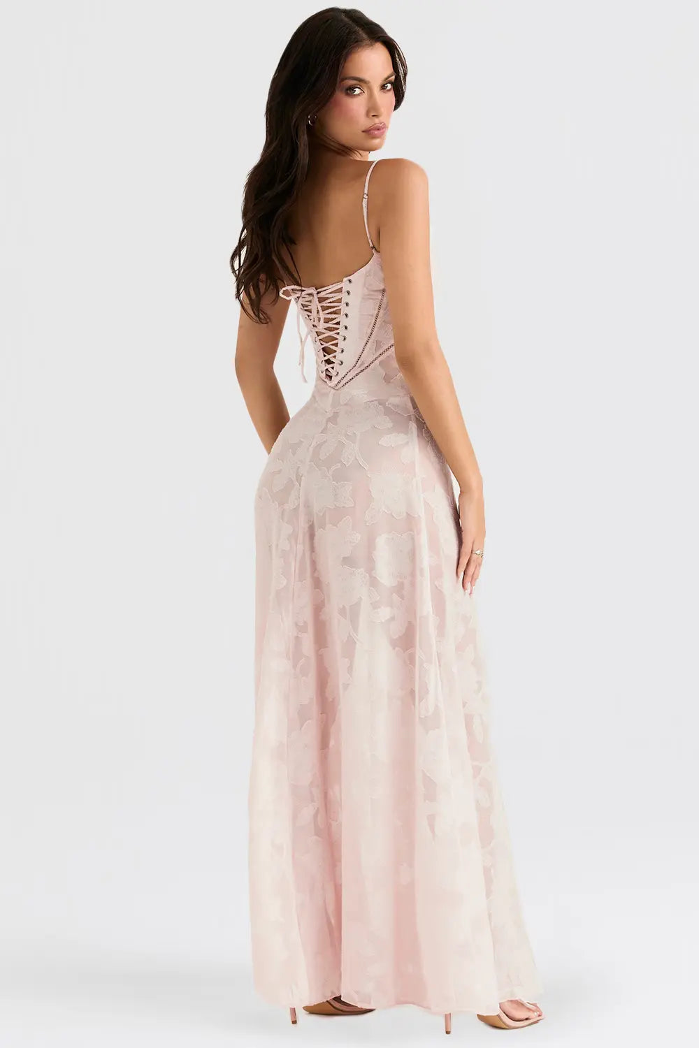 Women's Long Summer Evening Maxi Dress — front view