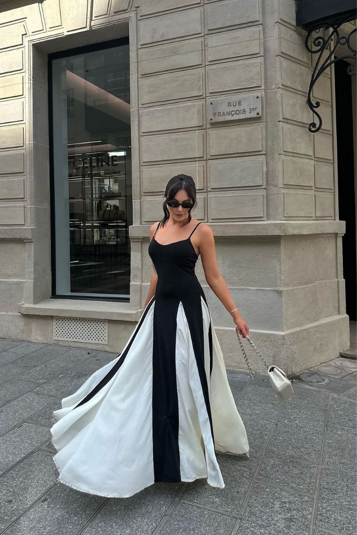 Women's Lace Wedding Guest Maxi Dress — product view