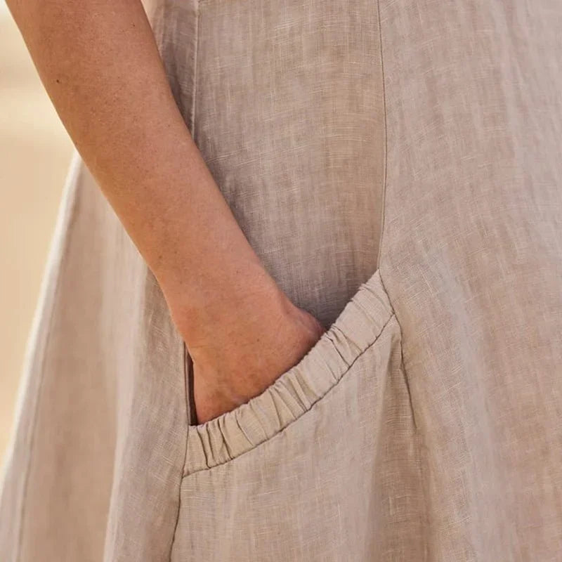 Women's Everyday Casual Midi Dress — detail view