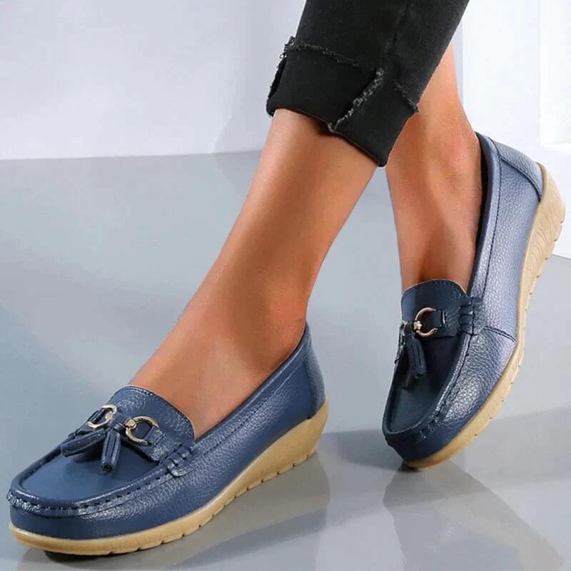 Women's Tassel Slip-On Loafers — product view