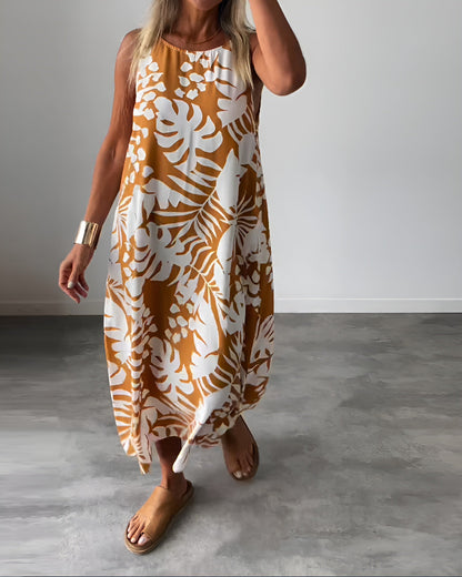 Women's Draped Evening Maxi Dress — side view