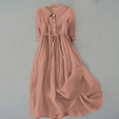 Women's Casual All-Season Midi Dress — close-up