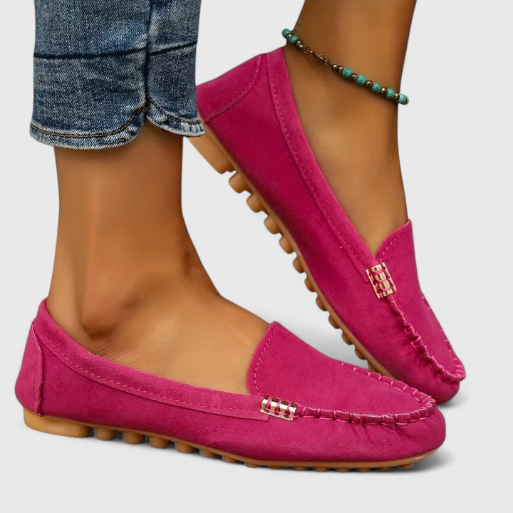 Women's Suede Slip-On Loafers — product view