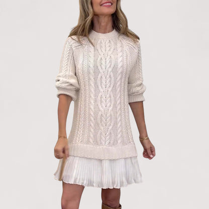 Women's Knit Casual Everyday Midi Dress — product view
