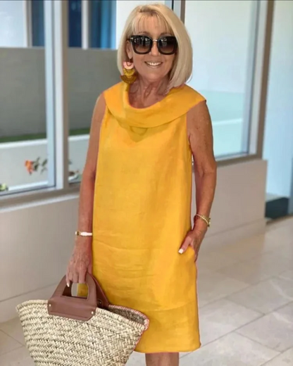 Women's Lightweight Summer Midi Dress — side view
