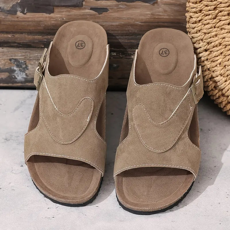 Women's Flat Sandals — side view