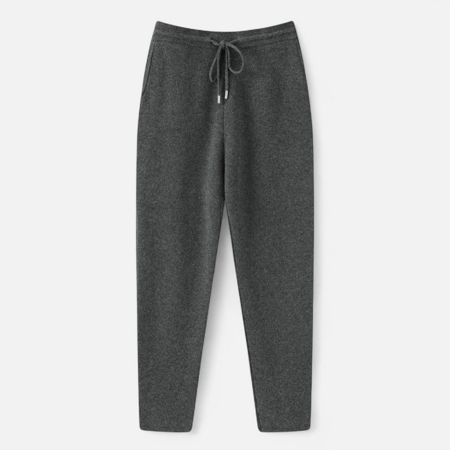 Men's Knitted Merino Wool Trousers — front view